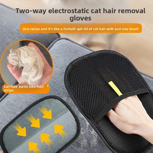Pet Hair Removal Glove for Cats