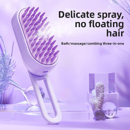 Pet Steam Spray Massage Comb